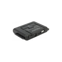 DELOCK Konverter USB 3.0 zu SATA 6 Gb/s / IDE 40 Pin / IDE 44 Pin mit Backup Funktion