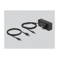 DELOCK Externer SuperSpeed USB Hub mit 7 Ports + Schalter