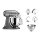 KitchenAid Küchenmaschine 300W - 5KSM175PSEAC Artisan silber