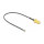 DELOCK Antennenkabel SMA Buchse zum Einbau zu MHF 4L LK Stecker 1.37 20cm Gewindelnge 10mm