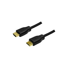 Logilink HDMI-Kabel Ethernet A -> A St/St 5.00m sw