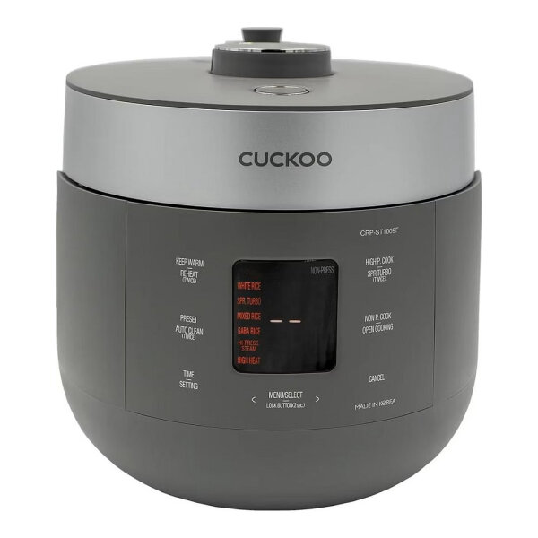Cuckoo Reiskocher 1.80l CRP-ST1009F Twin Pressure grau