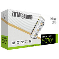 RTX 5070 Ti 16GB Zotac Gaming SOLID Core OC GDDR7 3 Fan white