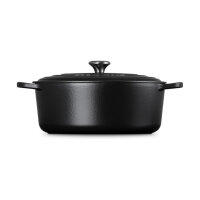 Le Creuset Signature Bräter Schwarz Oval 33 cm