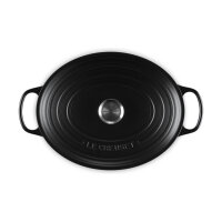 Le Creuset Signature Bräter Schwarz Oval 33 cm