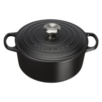 Le Creuset Signature Bräter rund 24 cm schwarz