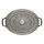 Staub La Cocotte 29cm oval Graphit-grau. Gusseisen