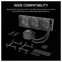 K CORSAIR WAK NAUTILUS 360 RS. 360mm Radiator