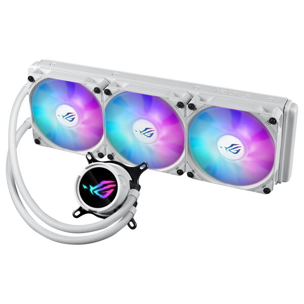 K Asus WAK ROG Strix LC III 360 ARGB White Edition