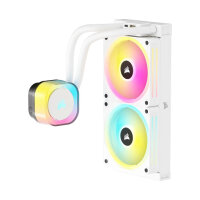 K CORSAIR WAK Cooling iCUE LINK H100i WHITE RGB AIO 240mm