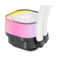 K CORSAIR WAK Cooling iCUE LINK H100i WHITE RGB AIO 240mm