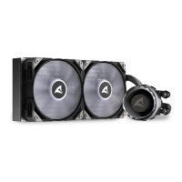 K Sharkoon Wasserkühlung S80 RGB 2 Lüfter 240mm...