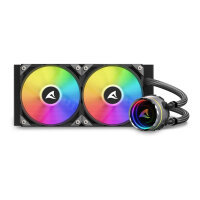 K Sharkoon Wasserkühlung S80 RGB 2 Lüfter 240mm schwarz