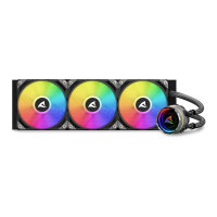 K Sharkoon Wasserkühlung S90 RGB 3 Lüfter 360mm schwarz