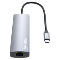 MANHATTAN 7-in-1 4K USB-C Dockingstation 1xHDMI 2xUSB 10Gb/s
