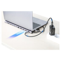MANHATTAN Dockingstation 12-in-1 4K 1xHDMI 2xDP 3xUSB-A