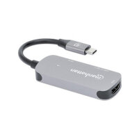 MANHATTAN USB-C auf HDMI 3-in-1 Docking-Konverter mit PD