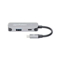 MANHATTAN USB-C auf HDMI 3-in-1 Docking-Konverter mit PD