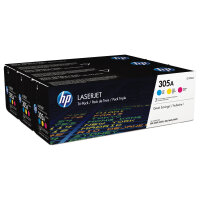 HP 305A original Toner cartridge CF370AM cyan magenta...