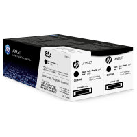 HP 85A original LaserJet Toner cartridge CE285AD black standard capacity 1.600 pages 2-pack
