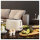 SMEG Toaster 2-Schlitz kompakt 50s Style TSF01CREU, Creme, Hochglanz