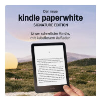 Kindle Paperwhite Signature Edition black