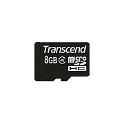 CARD microSD Card 8GB Transcend SDHC Class4 (ohne Adpater)