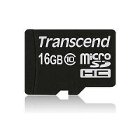 CARD microSD Card 16GB Transcend SDHC Class10 (ohne Adapter)