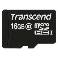 CARD microSD Card 16GB Transcend SDHC Class10 (ohne Adapter)