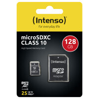 CARD Micro Card 128GB Intenso sdxc Class10