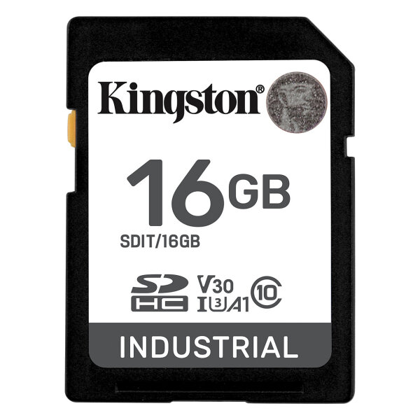 CARD Card 16GB Kingston HC Industrial -40C to 85C retail