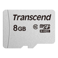 CARD microSD Card 8GB Transcend SDHC USD300S (ohne Adapter)