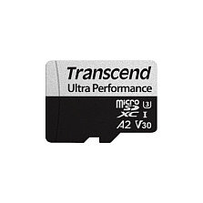 CARD microSD Card 128GB Transcend SDXC USD340S w/Adapter