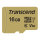 CARD microSD Card 16GB Transcend SDHC USD500S w/Adapter