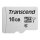 CARD microSD Card 16GB Transcend SDHC USD300S-A w/Adapter