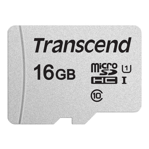 CARD microSD Card 16GB Transcend SDHC USD300S (ohne Adapter)