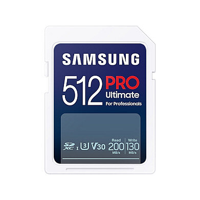 CARD Card 512GB Samsung XC PRO Ultimate (CL10) Reader retail