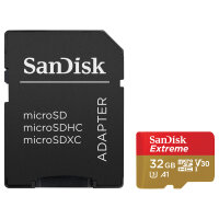 CARD Sandisk Speicherkarte microHC-Card Extrem 32 GB