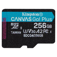 CARD Kingston 256GB microXC Canvas Go Plus Gen4 200MB/s...