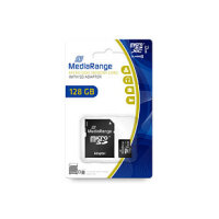 CARD MediaRange MicroSD 128GB UHS-1 Cl.10 inkl. Adapter