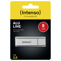 STICK Intenso 8GB 2.0 ALU Line silber