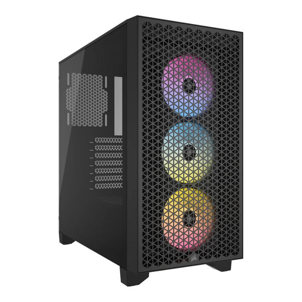 3000D RGB Tempered Glass Black CC-9011255-WW