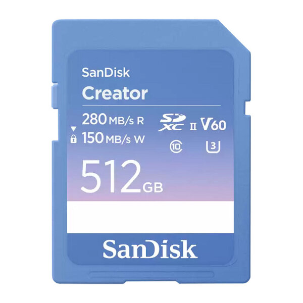 CARD Sandisk Creator SD UHS-II 512GB