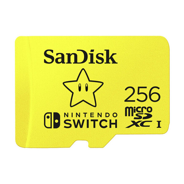 CARD Sandisk Nintendo Switch microsdxc 256GB 100/90 MB/s A1 UHS-I
