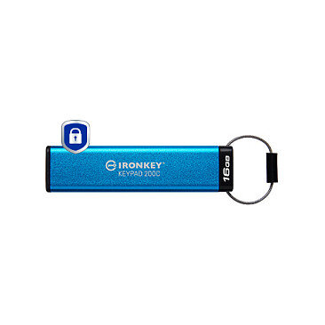 STICK 16GB Kingston IronKey Keypad 200C AES-256 USB-C retail