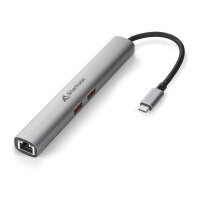 Sharkoon OfficePal Combo Adapter (grau)