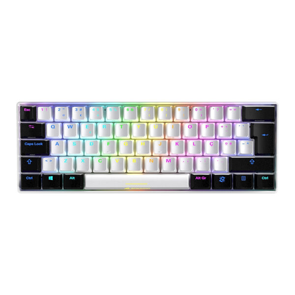 Sharkoon SKILLER SGK50 S4 (wei/schwarz. PT-Layout. Kailh Red)