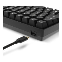 Sharkoon SKILLER SGK50 S3 PBT (schwarz. DE-Layout. Gateron G Pro 3.0 Yellow)