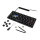 Sharkoon SKILLER SGK50 S3 PBT (schwarz. DE-Layout. Gateron G Pro 3.0 Yellow)