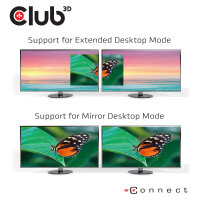 Club3D 4K ChargingDock USB-C ->6xUSB3/2xDP/HDMI/LAN/Audio